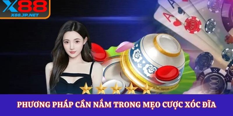 Phương pháp cần nắm trong mẹo cược xóc đĩa